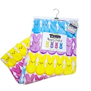 New 2025 Peeps easter seasonal plush throw blanket